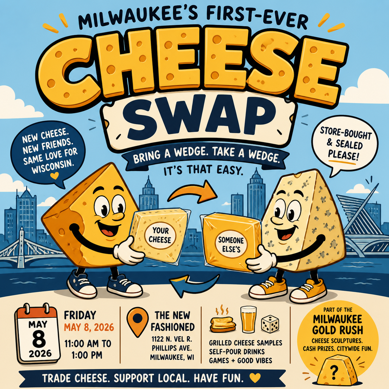 Milwaukee's First Ever Cheese Swap — Everything You Need to Know